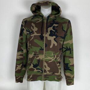 Polo Ralph Lauren Military Army Camo Hoodie Pullover Sweatshirt Men’s SZ M